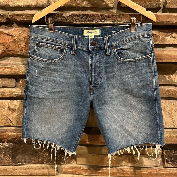 Madewell Pants - Madewell 9" Denim Shorts Ram Hem Cutoffs